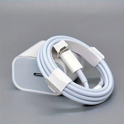 Apple 20W Fast Charger Set – Original Power Adapter with Type-C to Lightning Cable (Authentic iPhone Charging Kit)