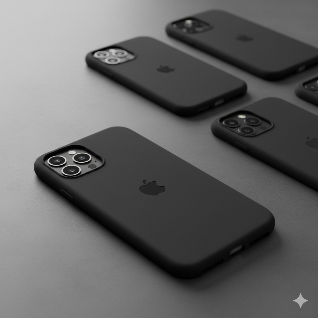 Silicone Case for iPhone 15 / 14 Series – Premium Soft-Touch Finish & Full Camera Protection