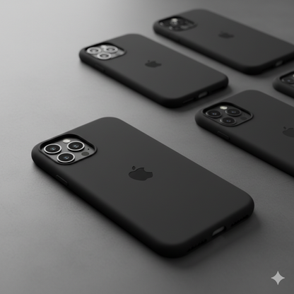 Silicone Case for iPhone 15 / 14 Series – Premium Soft-Touch Finish & Full Camera Protection