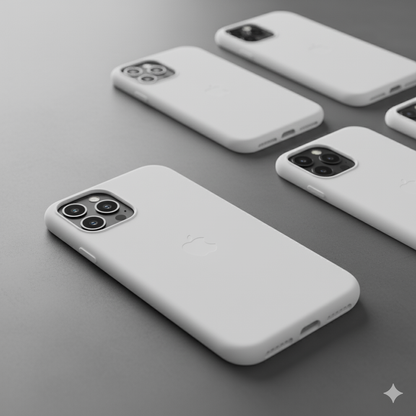 Silicone Case for iPhone 15 / 14 Series – Premium Soft-Touch Finish & Full Camera Protection
