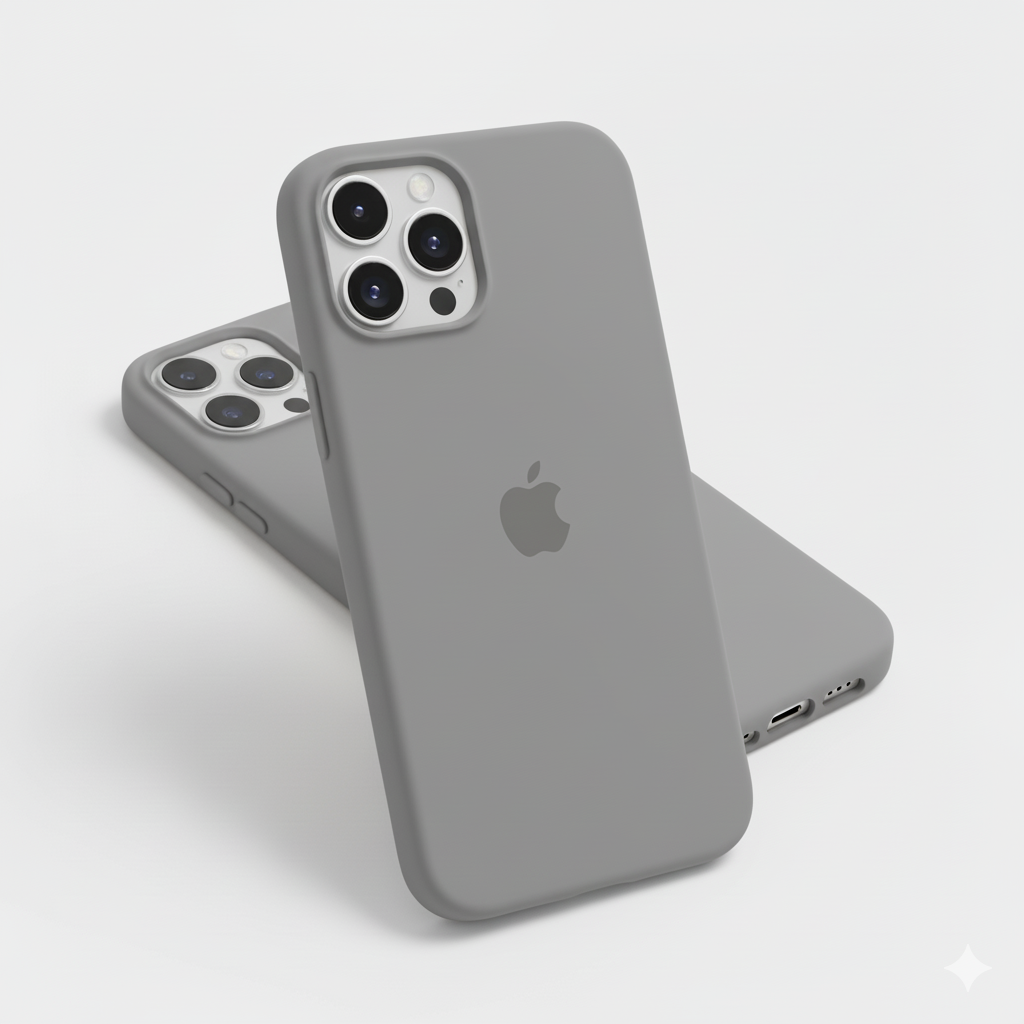 Silicone Case for iPhone 15 / 14 Series – Premium Soft-Touch Finish & Full Camera Protection