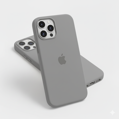 Silicone Case for iPhone 15 / 14 Series – Premium Soft-Touch Finish & Full Camera Protection